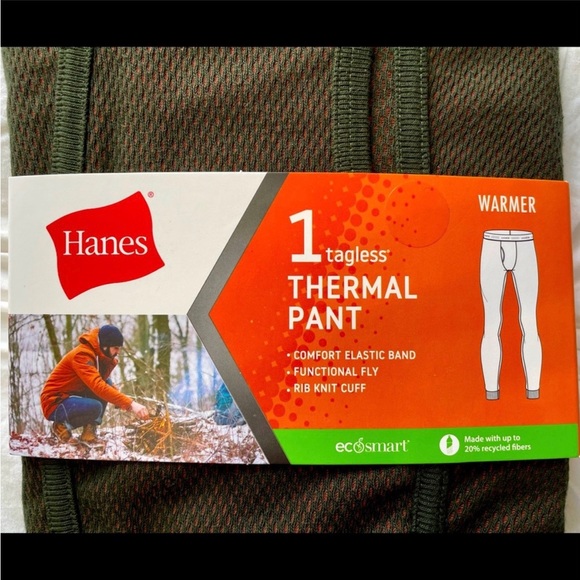Hanes Other - 👖 Hardy Hanes Mens Thermal Pants L